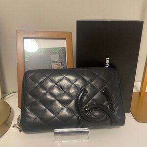 Authentic Chanel Cambon Organizer Wallet Preowned